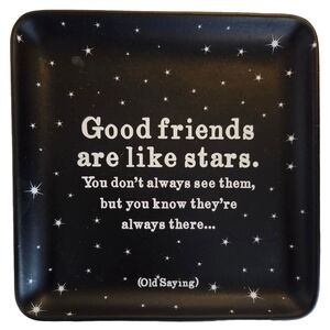 Quotable-Black Starry Quote Tray